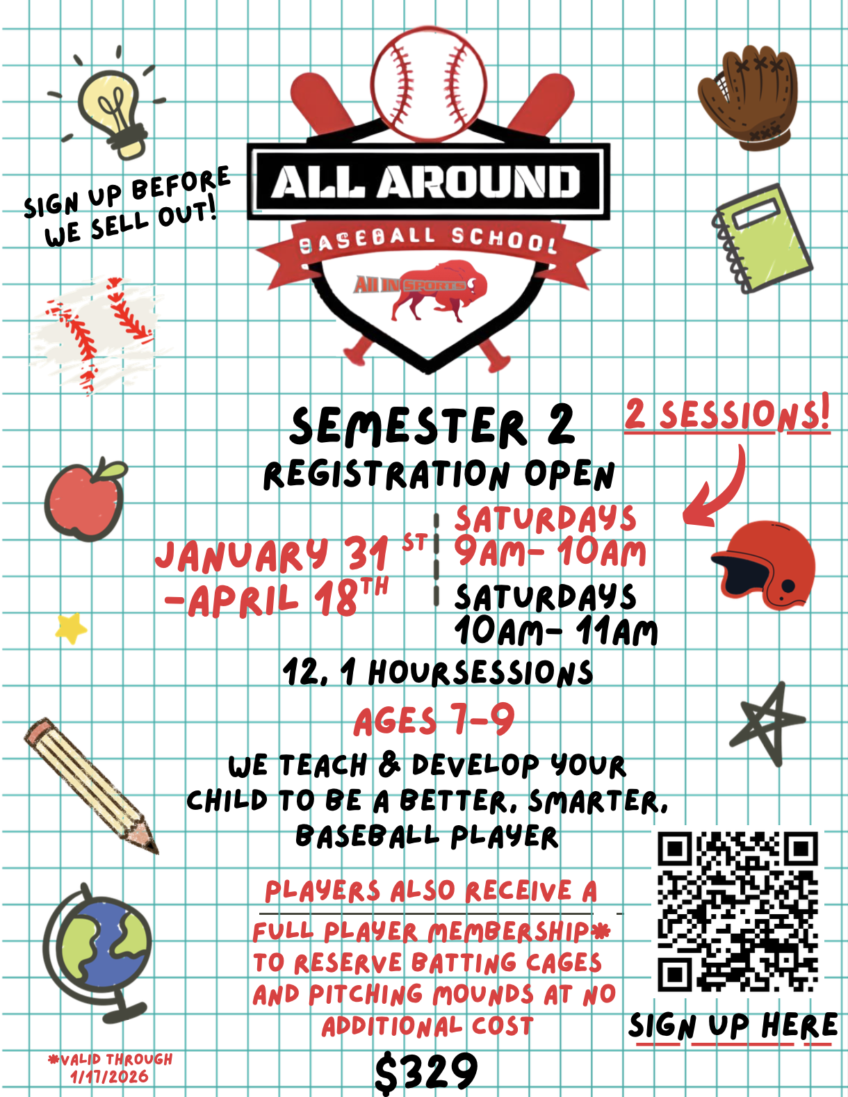 baseball school - all in